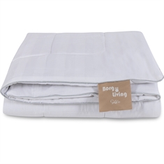 Seidendecke mit 100% Mulberry-Seidenfüllung - Temperaturregulierende Ganzjahresdecke - Borg Living