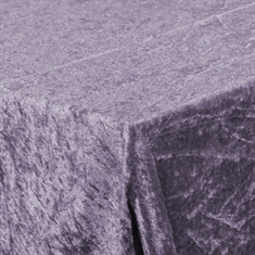 Velours-Tischdecke - Lavendel - Nervöser Velours - Borg Living