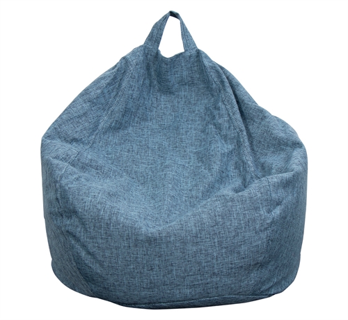 Sitzsack - 120 L - Hellblauer Möbelstoff - Schön und exklusiv