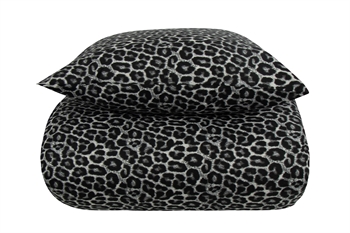Bettwäsche 140 x 200 cm - Bettbezug mit Leopardenmuster - 100 % Baumwolle - Bettwäsche-Set von Borg Living