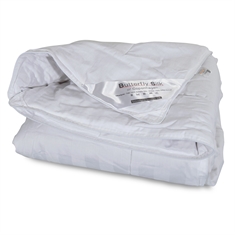 Seiden-Winterbettdecke - 100% Maulbeerseide - Gestreiftes Baumwoll-Cambric - Butterfly Silk