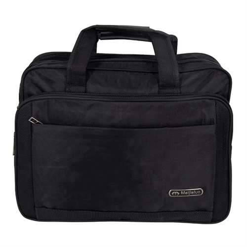 Computertasche - Schwarz aus strapazierfähigem Nylon - Passend für 15" Laptops