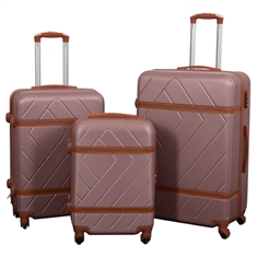 Koffer - Retro Rosa - Hardcase Leichtgewicht-Koffer