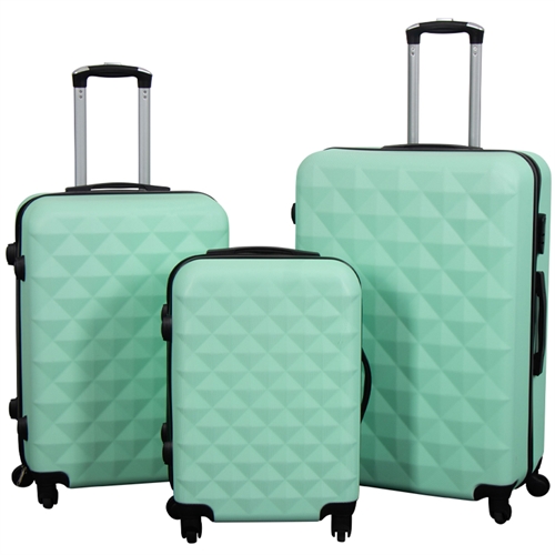 Koffer-Angebot - 3 Stk. - Exklusives Hardcase Koffer-Set Angebot - Diamant Türkis
