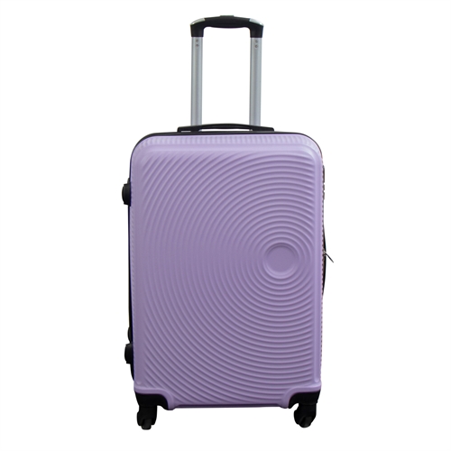 Koffer - Größe Mittelgroßer - Hardcase-Koffer - Helllila Kreise - Intelligenter, günstiger Reisekoffer