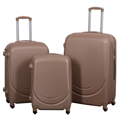 Koffer - Hardcase-Reisekoffer - Classic Mocca - Leichtgewichtskoffer