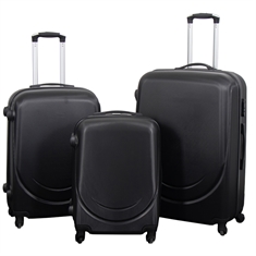 Koffer - Hardcase Reisekoffer - Classic Schwarz - Leichtgewichtskoffer