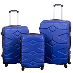 Koffer - Hardcase-Reisekoffer - Military blau - leichter Koffer