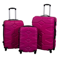 Koffer - Hardcase Reisekoffer - Military Pink - Leichter Koffer