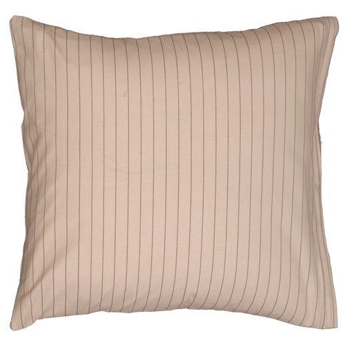 Kissenbezug 100 % Baumwolle - 60x63 cm - Sand gestreiftes Kissenbezug - Nordstrand Home Deckenbezug