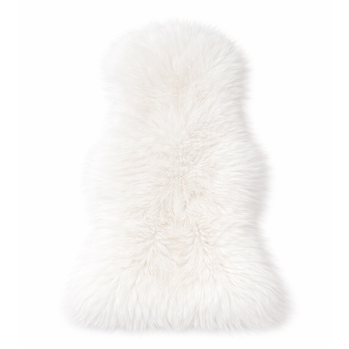 Lammfell - 60x90 cm - Weiß - Imitiertes Lammfell für Stuhl