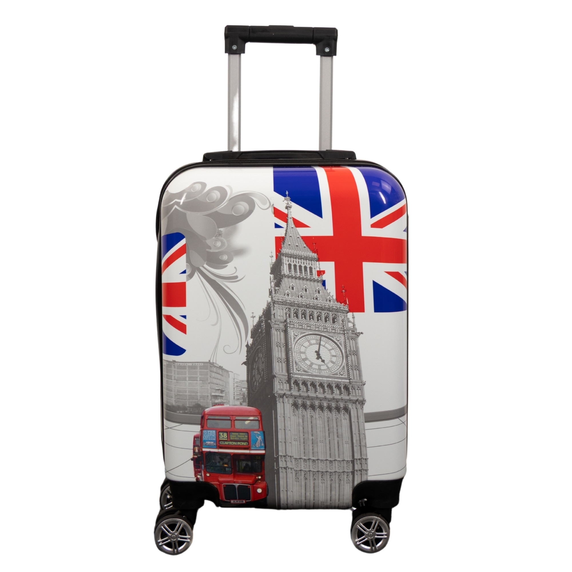 Koffer - Hardcase Koffer - Gr. Medium - Koffer mit Motiv - City of London - Exklusiver leichter Reisekoffer
