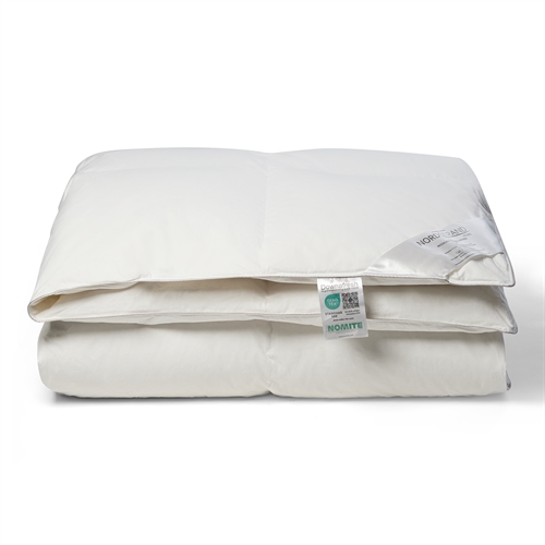 Winterbettdecke - 100% Moschusdaunendecke 150x210 cm - Allergikerfreundliche Daunendecke - Nordstrand Home Decke