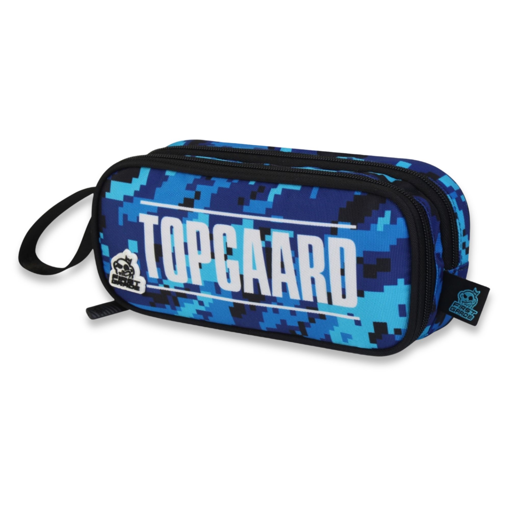 Niki Topgaard Federmäppchen mit 2 Fächern - Blau