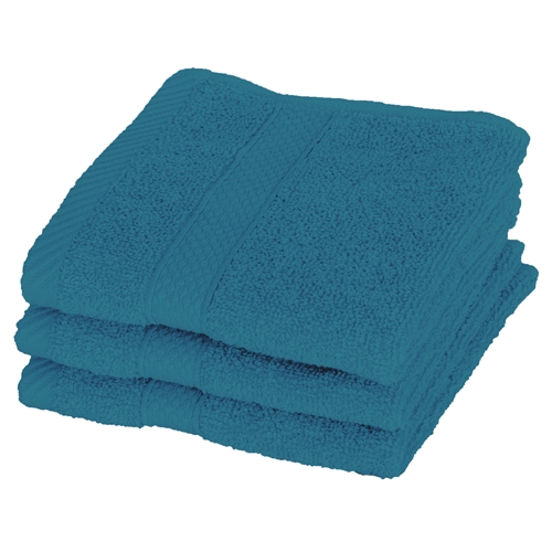 Waschlappen - 30x30 cm - Diamant - Petrol - 100% Baumwolle - weiche Waschlappen von Egeria