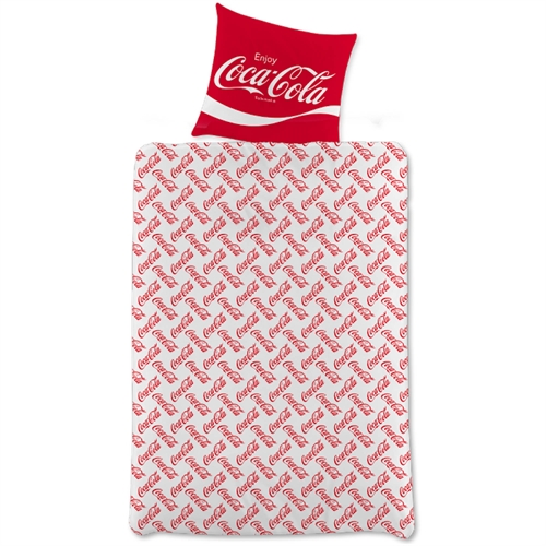 Coca Cola Bettwäsche 140x200 cm in 100% Baumwolle