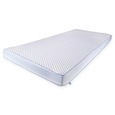 Kühlende Matratze - Höhe 12 cm - Schaumstoffmatratze mit kühlendem Memoryschaum - 7 Zonen - SLEEP TECH by Borg