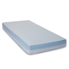 Kühlende Matratze 90x200 -   Höhe 18 cm - Luxusschaummatratze mit kühlendem Memory-Schaum - 7 Zonen - SLEEP TECH by Borg