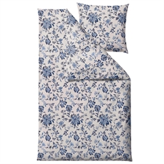 Bettwäsche - 100% Baumwollsatin - Södahl Tapestry - Blaue Blumen