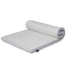 Matratzenauflage aus Naturlatex - 90 x 200 cm - 5 cm Höhe - 100 % Talalay Naturlatex - Nature By Borg