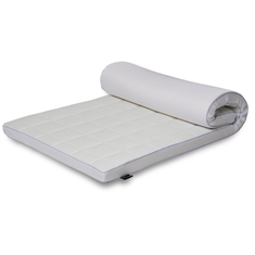 Naturlatex Matratzenauflage - 90x200 cm - 7 cm hoch - 100% Talalay natürlicher Latex - Nature By Borg