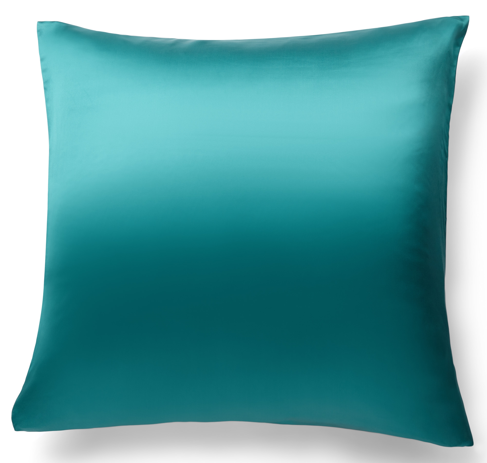 Seiden-Kissenbezug 60x63 cm - 100% Maulbeerseide - Türkis