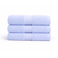 Baumwoll-Handtuch - 100% Baumwolle - Diamant - Hellblau