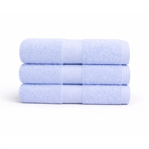 Baumwoll-Handtuch - 100% Baumwolle - Diamant - Hellblau