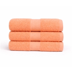 Baumwoll-Handtuch - 100% Baumwolle - Diamant - Orange