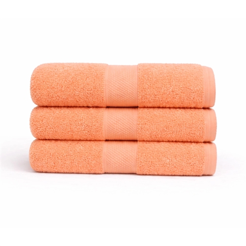 Baumwoll-Handtuch - 100% Baumwolle - Diamant - Orange