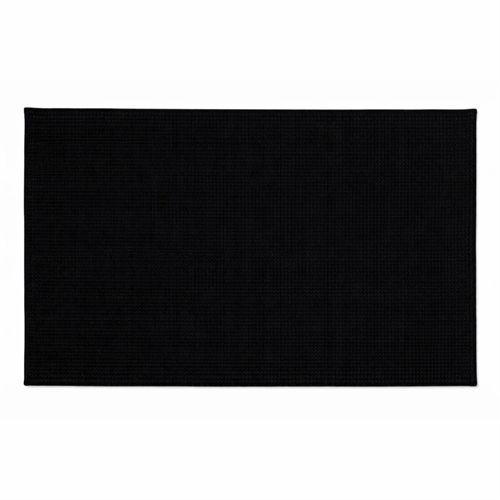 Badematte - 50x80 cm - Rutschfeste Badematte - Schwarz 