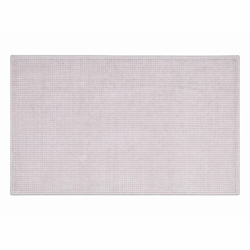 Badematte - 50x80 cm - rutschfest - Hellgrau