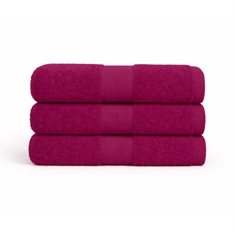 Baumwoll-Handtuch - 100% Baumwolle - Diamant - Aubergine