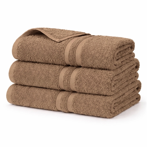 Baumwoll-Handtuch - 100% Baumwolle - Badetuch 65x130 cm - Natur