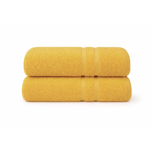 Baumwoll-Handtuch - 100% Baumwolle - 50x90 cm - Gelb