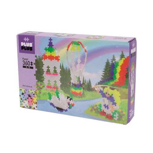 Køb samlesæt Plus-Plus Pastel Rainbow Hot Air Balloon - 360 pcs billigt på HOME-TEX!