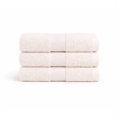 Baumwoll-Handtuch - 100% Baumwolle - Diamant - Creme