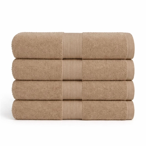 Baumwoll-Handtuch - 100% Baumwolle - Badetuch 70x140 cm - Sand