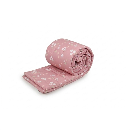 Nestchen - Passend für Gitterbett - Rosa mit Hasen und Blumen